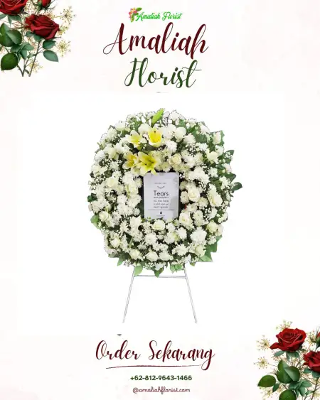 Krans Bunga Duka probolinggo kota